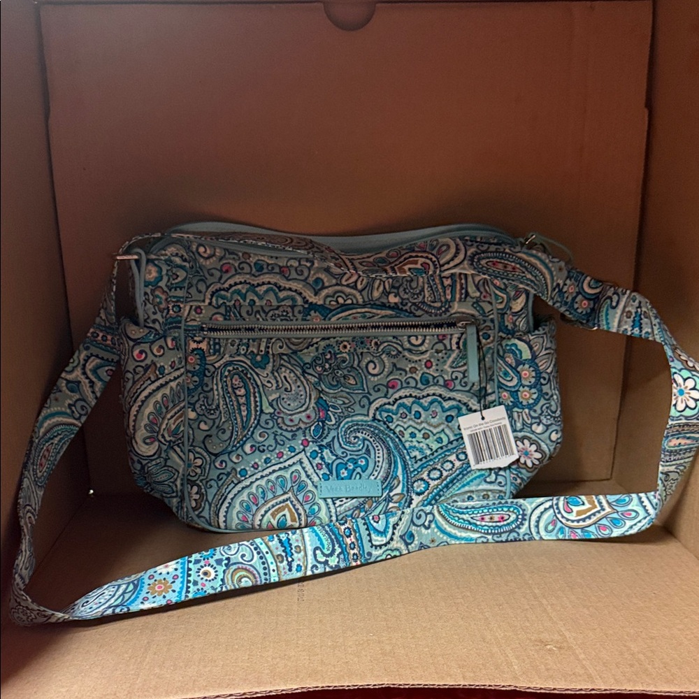 Vera Bradley Blue Paisley Crossbody Bag